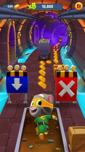 Talking Tom: Corrida do Ouro screenshot