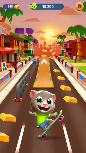 Talking Tom: Corrida do Ouro screenshot