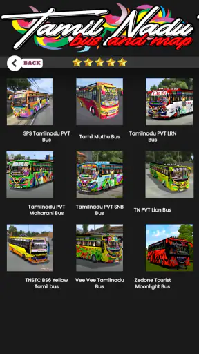 Tamil Nadu Bus and Map Bussid screenshot