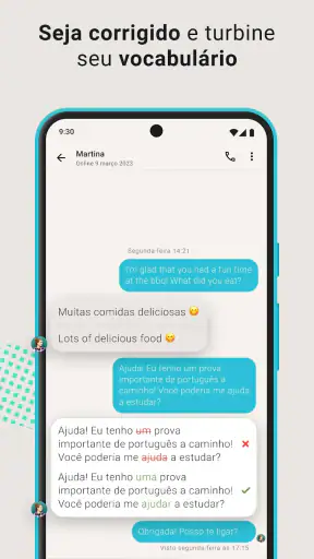 Tandem: intercâmbio de idiomas screenshot