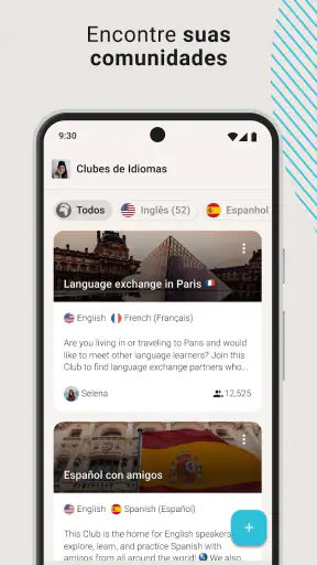 Tandem: intercâmbio de idiomas screenshot