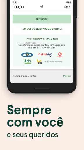 Taptap Send: envie dinheiro screenshot