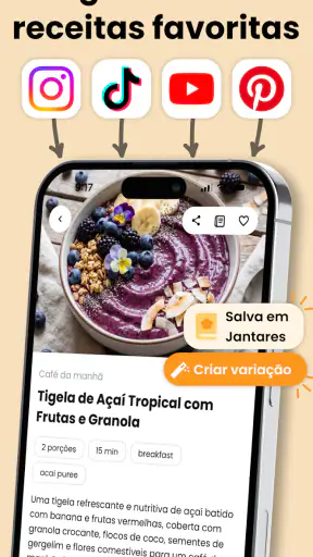 TasteBot: Receitas com IA screenshot