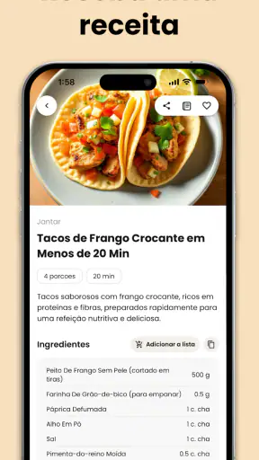 TasteBot: Receitas com IA screenshot