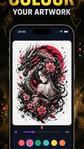 Tatuagem AR Draw&amp;Trace screenshot