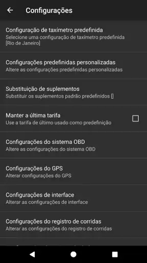 Taxímetro screenshot