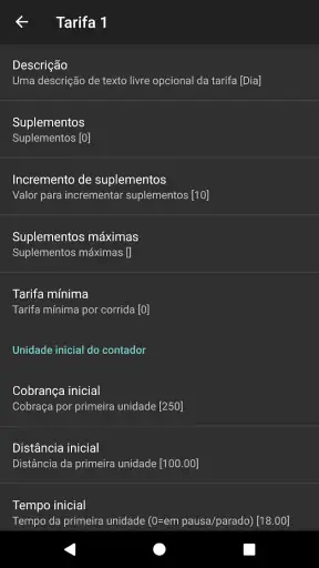 Taxímetro screenshot