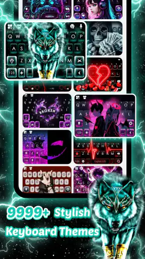 Teclado Thunder Neon Wolf screenshot