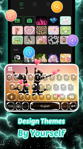 Teclado Thunder Neon Wolf screenshot