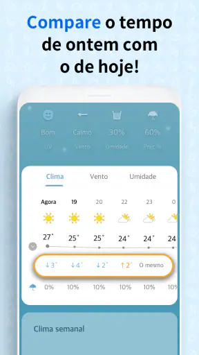 Tela do Clima screenshot
