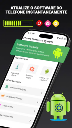 Telefone Software Atualiza App screenshot