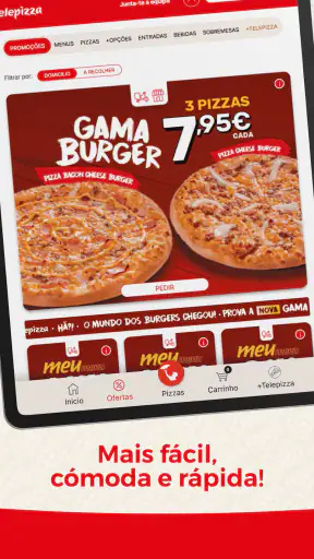 Telepizza Portugal screenshot
