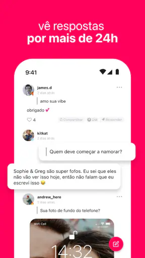 Tellonym: Perguntas anônimas screenshot