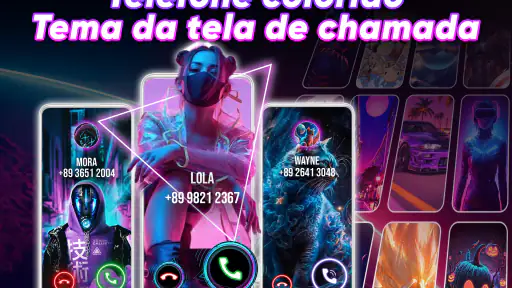 Tema Da Tela De Chamada Color screenshot