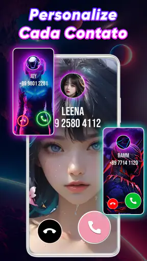 Tema Da Tela De Chamada Color screenshot