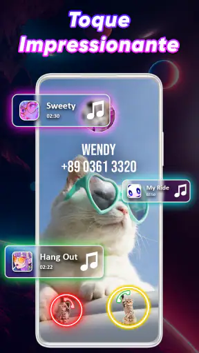 Tema Da Tela De Chamada Color screenshot