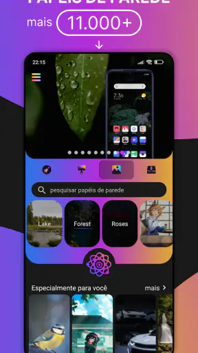 Temas screenshot