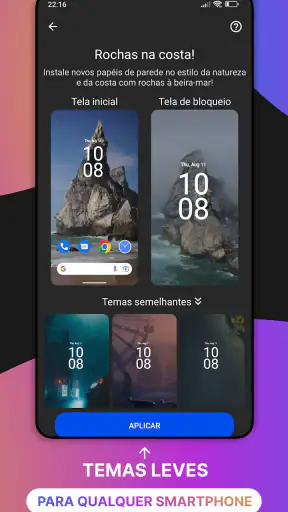 Temas screenshot
