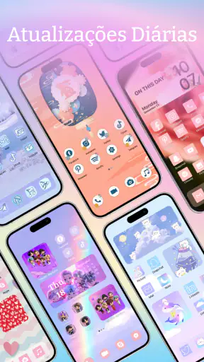 Temas-Ícones, papéis de parede screenshot