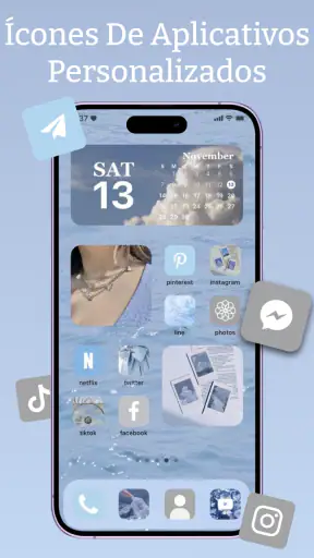 Temas-Ícones, papéis de parede screenshot