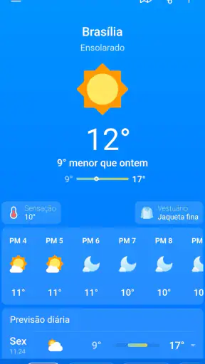 Tempo & Clima - Weather Sky screenshot