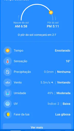 Tempo & Clima - Weather Sky screenshot