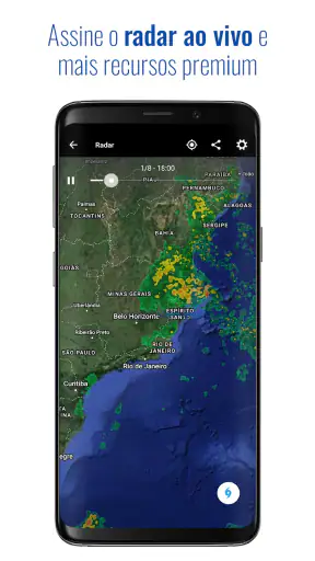 Tempo e relógio transparente screenshot