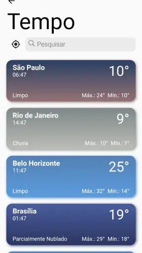 Tempo Real screenshot