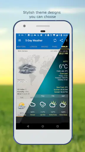 Tempo & widget relógio screenshot