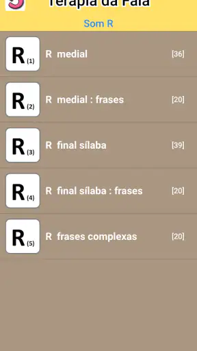 Terapia da Fala :exercícios PT screenshot