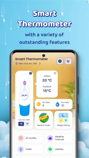 Termômetro de temperatura screenshot