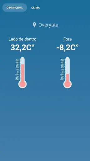 Termômetro interno screenshot