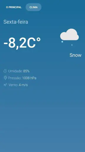 Termômetro interno screenshot