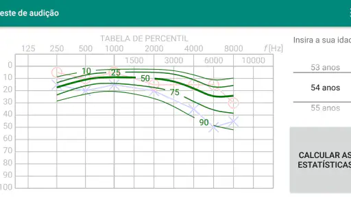 Teste de audição screenshot