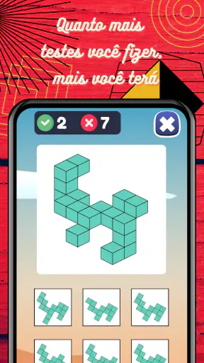 Teste QI: Lógica & Raciocínio screenshot