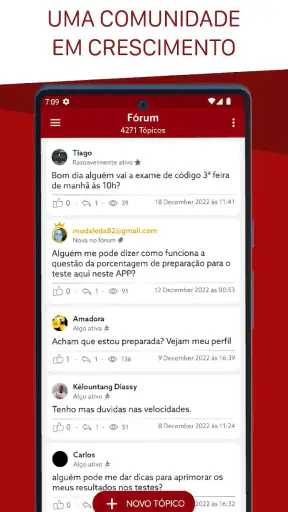 Testes de Código screenshot