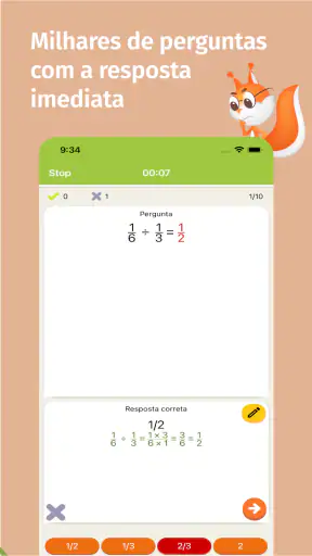 Testes de matemáticando screenshot