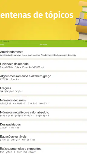 Testes de matemáticando screenshot