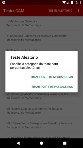 TestesCAM screenshot