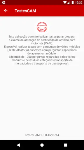 TestesCAM screenshot