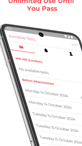 Testi Driving Cancellations UK screenshot