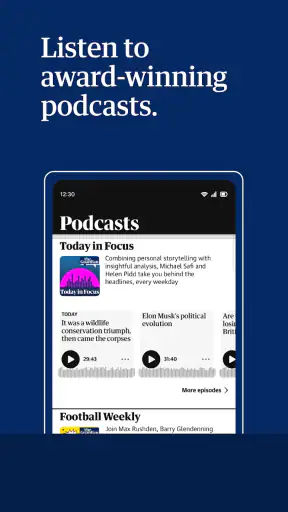 The Guardian - Live World News screenshot