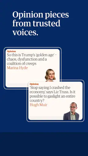 The Guardian - Live World News screenshot