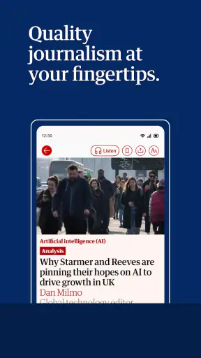 The Guardian - Live World News screenshot