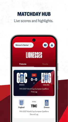 The Official England App screenshot
