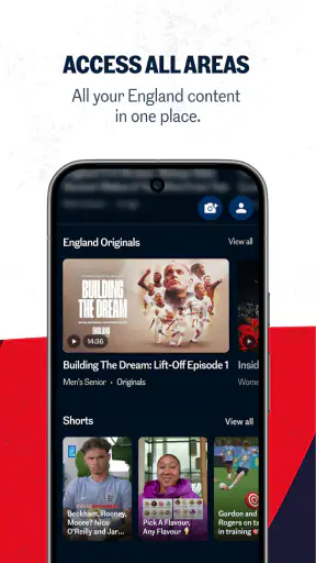 The Official England App screenshot