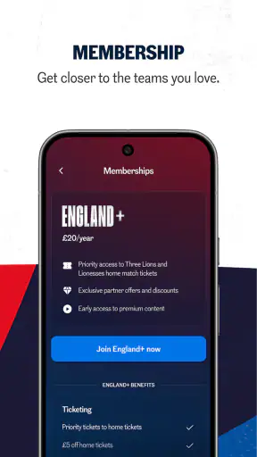 The Official England App screenshot