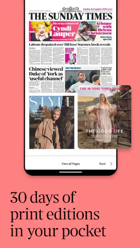 The Times: UK & World News screenshot