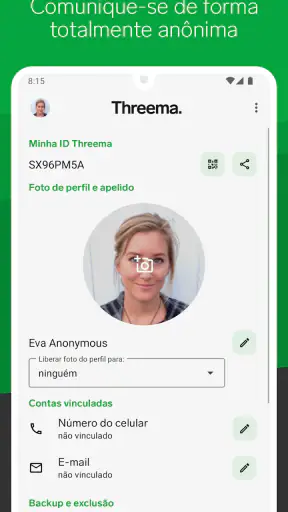 Threema. Messenger seguro screenshot