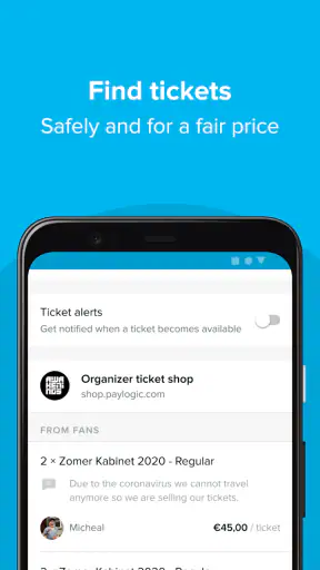 TicketSwap screenshot